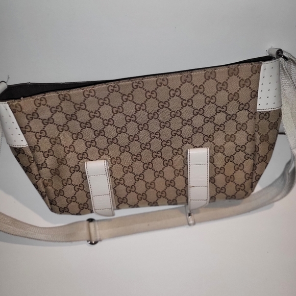 Gucci MSNGR Bag -tan , brown, & cream - Picture 2 of 3
